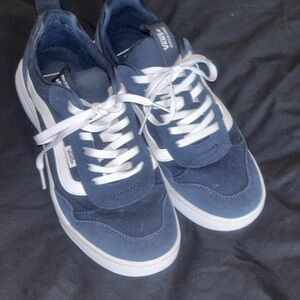Vans Blue and White Classic Sneakers